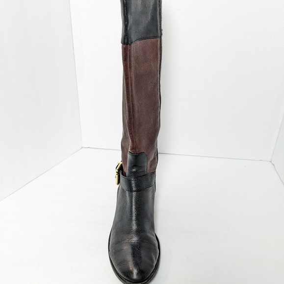 Vince Camuto two tone leather boots - Picture 11 of 16